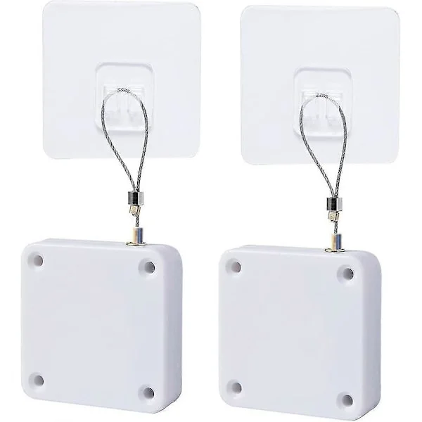 2 Pieces Automatic Door Closer, Punch-Free Door Closer, Automatic Door Closer, For Most Doors Sensor Door Closer For Home Office