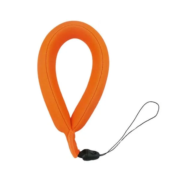 Vandtæt kamera flydeskum flydende rem undervandskamera flydende armbånd kamera håndgreb kamerarem snor orange rød
