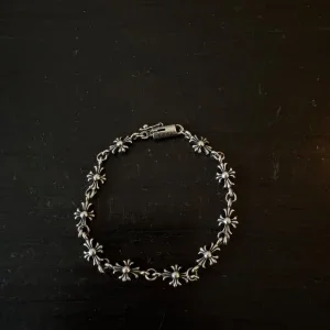 Chrome Hearts Floral Cross Bracelet – Thin, 18cm