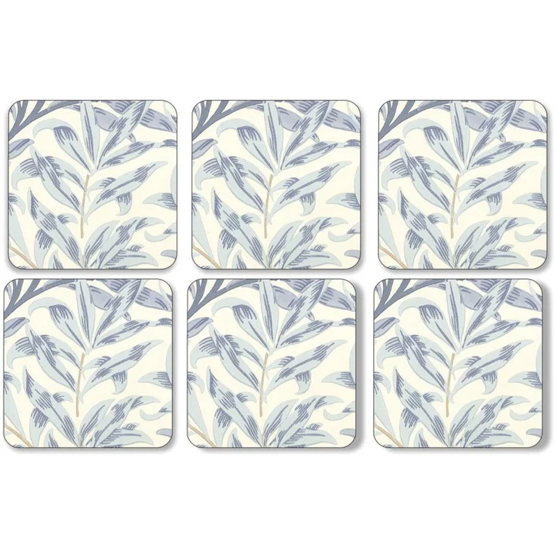 Spode Willow Bough Blå Glasunderlägg 6-pack | Dukning & Servering > Brickor & Underlägg > Glasunderlägg | Bagaren och Kocken